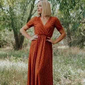 Baltic Born Venice lace maxi dress